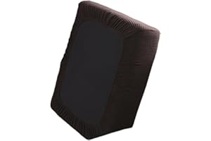 SYLC Sofa Sitzkissenbezug Stretch Sitzkissenschutz Elastischer Kissenbezüge, Husse Überzug Bezug Für Sofa Sitzkissen, rutschfest Stoff Tartan (Dunkelbraun,2-Sitzer)