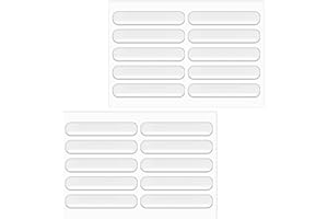 JIEYAO 20 sztuk ochraniaczy ścian meblowych, zderzaków ściennych, przezroczystych zderzaków mebli, ograniczników drzwi lodówki, antykolizyjnych, klamek drzwi pralki, 20 szt