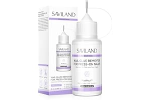 ‎SAVILAND SAVILAND Nagellackentferner für Press On Nails: 20 ml Fortschrittlicher Sanfter Gelnägel Entferner Punktgenauer Press On nagelkleber entferner Fake Nail Entferner für Nagelspitzen DIY Home