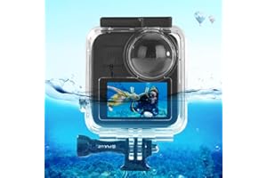 PULUZ Custodia impermeabile da 45 m per GoPro Max Action Camera, Subacquea Subacquea Custodia Protettiva Subacquea per GoPro MAX con fibbia di montaggio base e vite