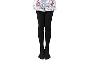 L&K-II Collant in maglia a costine di cotone per bambina, uni colori, calzini carini, leggings in diversi colori 2722