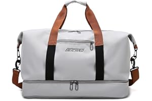 ‎FRESION Fresion Sporttasche für Damen und Herren - Kleine Reisetasche Damen mit Schuhfach & Nassfach - Weekender Damen Handgepäck Tasche für Fflugzeug, Fitness Tasche Herren, Trainingstasche,Gym Duffle Bag