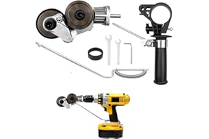 Rouufgeg Electric Drill Plate Cutter Attachment Metal Cutter Sheet Metal Cutter Drill Attachment