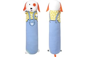 Terbaik Oreiller en Peluche Chien Combinaison de 100cm Long, Jouets en Peluche Chien Mignon Douce, Kawaii Peluche Jouet Coussin pour Enfant dès 3 Ans