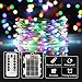 Produktbild Lichterkette für Weihnachten, LED Außenbeleuchtung mit Fernbedienung und Batteriebetrieben Wasserdicht IP65 (Bunte)