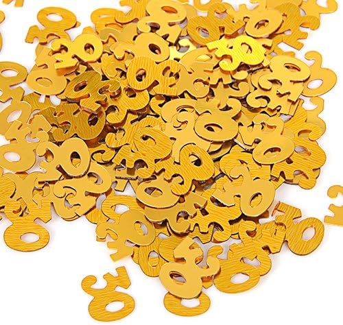Gold 30th Birthday Confetti - 14g