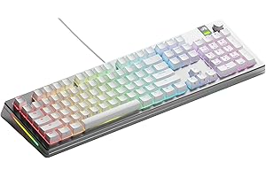 Glorious Gaming GMMK 3 PRO: klawiatura mechaniczna, full size 100%, aluminiowa obudowa i system uszczelek, przełączniki MX z hot swap, pianka dźwiękochłonna, amerykański QWERTY - Srebrna