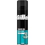 Gillette Classic Sensitive Bartpflege Rasiergel Männer (200 ml), für empfindliche Haut, Geschenk für Männer
