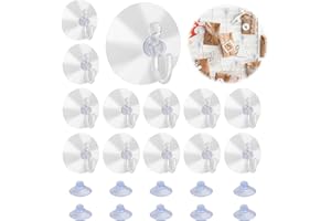 XUIIOSOOKP 80 Stk Saugnapf Haken Extra Stark, Saugnapf mit Haken, Saugnäpfe mit Haken, 40mm/25mm Wandhaken mit Saugnapf, Wandhaken Saugnäpfe für Fenster Bad Küche zum Einhängen, ohne Bohren Suction Cup Hooks