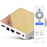 Homatics Box 4K V2 Google TV Media Player 4K UHD, HDR, Wi-Fi 6 Dual Band 2.4G/5GHz, Bluetooth 5.2, 32GB Flash, Quad Core 3000