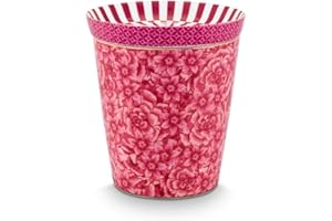 PiP Studio Lot de tasses et porte-sachets de thé Royal | Rose foncé – 230 ml, D : 9