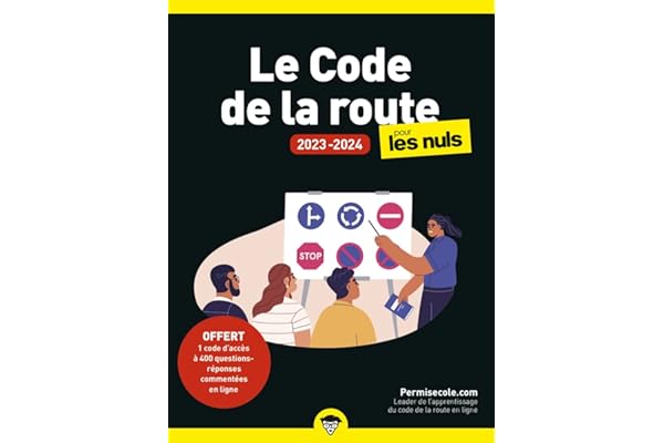 Le Code de la route 2023-2024 poche pour les Nuls