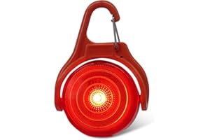 FETCH 50 Rechargeable Adventure Light | Water Resistant Bright LED Clip-On Flashing Light for Dog Walking, Running and Outdoor Activities