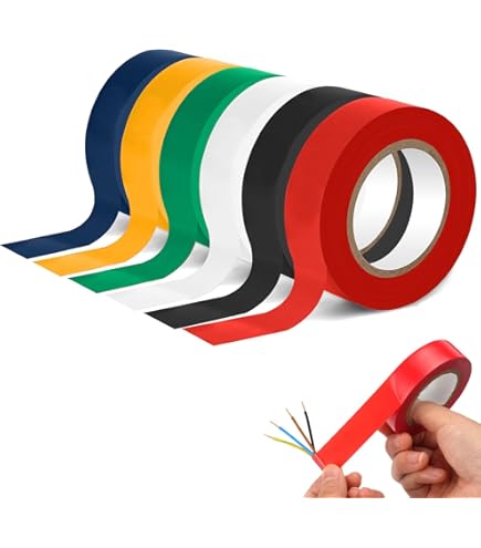 Tesaflex 53988 Nastro Isolante Elettrico In PVC IEC, 19mmx20m, Rosso - Foto 7