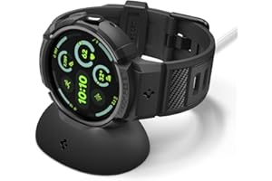 Spigen Rugged Armor Pro Hülle mit Armband Kompatibel mit Google Pixel Watch 4 41mm (2025) / Pixel Watch 3 41mm (2024)