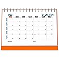 ESCAPER Desk Calendar 2025 Planner 12 Monthly Pages with Thick Paper Twin-Wire Binding for New Year Daily Planning (A5 Size, 8.5" x 5.5")