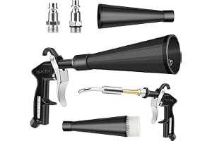 Rengöringspistol med tryckluft, kemtvätt spistol, torkspistol för bil, rengöringspistol, kompressor, exakt luftpistol för sät
