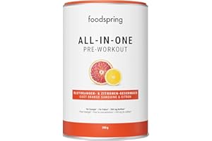 Foodspring Pre-Workout All-in-One Blood Orange Lemon 350g