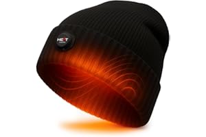 Heat Haven Heatcore Beanie | Electric Heated Hat with 3 Heat Levels, Rechargeable Battery 3.7V 2600mAh | Thermal Head Warmer for Men & Women, Ideal for Walking, Cycling, Hiking, Skiing