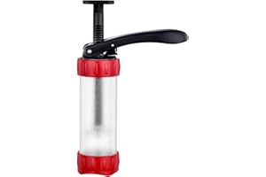 GDL Sparabiscotti, Siringa per Dolci con 12 Dischi per Biscotti, 10 Ugelli Siringa, Pressa per Biscotti per la Preparazione di Biscotti Fai da Te,pressa per Biscotti, Churros e Torte.