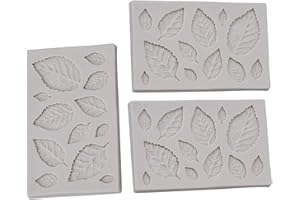 HPIANO 3D a Forma di Foglia Fondente Silicone Stampo 3 pezzi fai da te cioccolato creatore bakeware fondente caramelle muffa torta decor glassa zucchero mestiere vassoi del cubo di ghiaccio