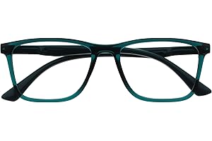 OPULIZE NYX Occhiali luce blu donna e uomo - Occhiali per computer Antibagliore Protezione UV - Rettangolare