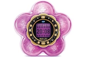 VTech - KidiMagic Galaxy Light Violet, Radio Réveil Enfant 9 en 1 avec Effets Lumineux, Projection d'Aurores Boréales au Plafond, Enceinte, Jeux, Cadeau Enfant de 6 Ans à 12 Ans - Contenu en Français