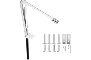 DeJivsin Automatyczny otwieracz okien do szklarni 7 kg, automatyczny otwieracz do odpowietrzania stopów, wysokość otwarcia 45 cm, sterowanie temperaturą