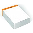 RHODIA 194043C - Memo Pad N°11 Orange - A7 7.5 x 10.5 cm - 5/5 (Small Squares) - 240 Sheets 80g/m - Practical and Compact - Rhodiatime Collection
