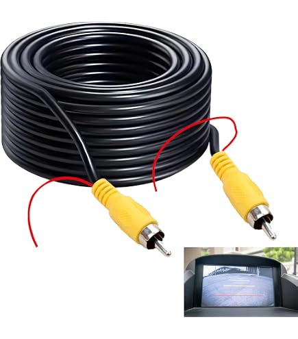 Cavo di prolunga RCA video per auto da 6 m per telecamera
