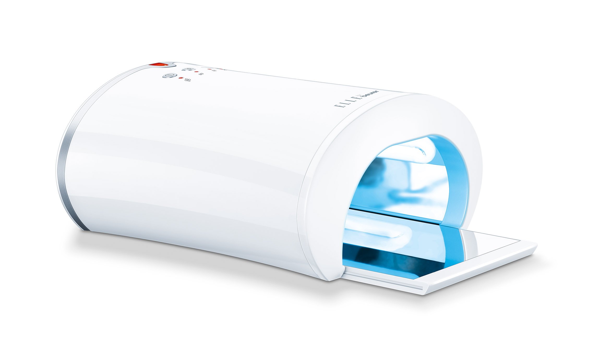 Beurer MP48 Secador Uña scon Luz UVA Compacto, Blanco, 18 LEDs,  Temporizador, Secado Rápido | mejorcrema.es