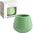 EasyTots DinkyCup 50ml | Open Re-Balancing Baby Cup | BPA Free Silicone | Use from 4 to 18 Months | Extra Small for Tiny Hands and Mouths | Perfect Weaning Sippy Cup (Sage, 1 Pack)
