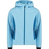 CMP Giacca In Softshell Da Bambini Con Cappuccio Fisso - 3a29385n Giacca in softshell Unisex - Bambini e ragazzi