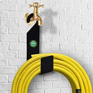 TrustBasket Garden Hose Pipe Hanger/Holder/Stand - Made of Strong Galvanized Metal