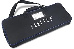 FARFISA | Borsa per Tastiera Elettronica con Maniglia, Tracolla e Tasca Interna, Materiale Resistente e Impermeabile, dimensioni interne 56x22x7cm