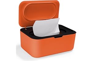 Cheerhom Feuchttücher Box für Baby, Box Feuchtes Toilettenpapier, Box für Feuchttücher mit Deckel, Feuchtes Toilettenpapier Box Schwarz, Feuchtpapierbox für Schlafzimmer, Auto und Büro