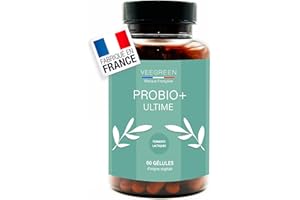 VEEGREEN Probiotiques pour la flore intestinale | Confort intime | Fabriqué en France | Renforce le système immunitaire | Compléments alimentaires 5 milliard d'UFC