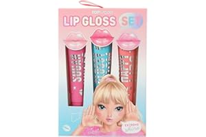 Depesche 12350 TOPModel Beauty and Me-Set Enfants avec 3 Gloss agréablement parfumés dans Les Tons Roses, Multicolore