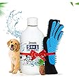Breedo Dog Need (Combo of 2) 5IN1 Shampoo Plus Conditioner + Gloves for Labrador, German Shepherd, Golden Retriever,Shih Tzu, Ticks Fleas, Skin Treatment, Pomeranian(250ml)