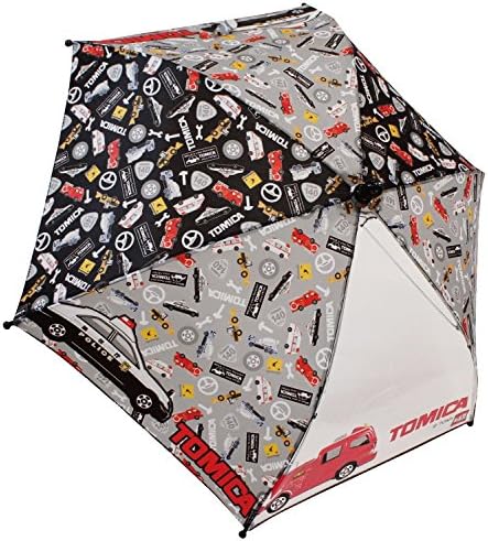 J's Planing Fril Kids Umbrella Tomica Garage Cars Black 80cm 60016