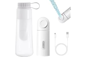 TECHVIZRS Reise Bidet, Elektrisch Bidet 350 ml Po Dusche Tragbare Bidet-Sprühgerät mit 2 Sprühmodi für Persönliche Hygiene Reinigung, Beruhigende Postnatale Pflege, Reisen