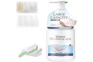 Mattress Stain Remover For Bed & Fabric,Powerful Mattress Dry Cleaning Foam,No-Scrub Fabric Spot Remover For Yellow Stain,Gentle Spot Treatment,For Mattress,Couch,Rug,Carpet, Upholstery Stains