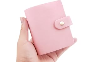 RUIBYTREE 52 Pochettes Mini Album Photo pour Fujifilm Instax Mini 12 11 9 90 8 7s 40/Polaroid Snap/Z2300/SocialMatic Instant Cameras & Zip Instant Printer(1Pack, Rose)