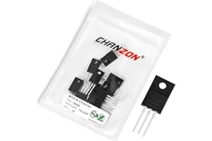 Chanzon 10N65 TO-220F N-Channel Power NMOS Transistor, High Power Electric Component (Pack of 10pcs)