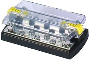 Blue Sea Systems Unisex 1/4' DUALBUS PLUS 150A 1 4 STUD, blue/sea, 1.4 UK