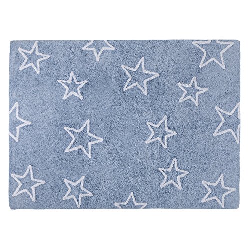 Lorena Canals Estrellas Washable Rug (Blue)
