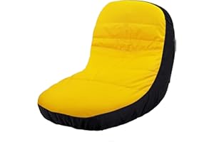 MWire Seat Cover (Large) LP92334 Fits John Deere Mower up to 16.5'' - 18" High (Waterproof) (Four Convenient Pockets)(Made with Oxford 600d Fabric) Comes with Storage Pouch