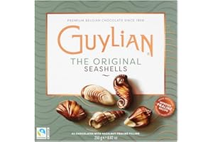 SARAS FLAVOURS OF ASIA Guylian The Original Seashells Chocolates, 22 Pieces, 250g | Exquisite Belgian Chocolates with Hazelnut Praliné Filling | Perfect for Any Occasions