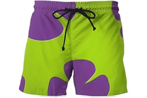 PANDODUT Sommer beiläufige Shorts 3D Patrick Star Hosen für Damen/Herren Shorts