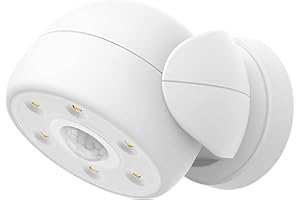 BIGLIGHT LED Détecteur de Mouvement Spotlight Outdoor Indoor Détecteur de Mouvement Extérieur Sans fil Batterie étanche Spot Extérieur Lampe Murale Lampe de Sécurité